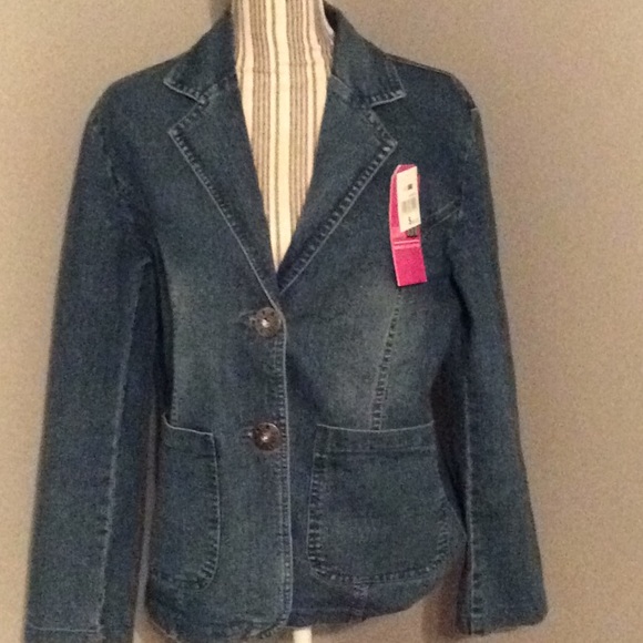 classic denim Jackets & Blazers - NWT Classic Denim XL Denim Jacket